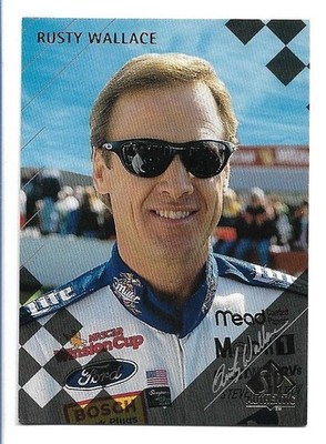 Rusty Wallace 1998 Upper Deck SP Authentic Sample Promo #SPA2