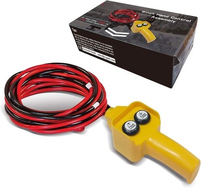 Winch Hand Control Assembly, for 1500Lbs to 5000Lbs 12V Electric Winch, 1 Piece