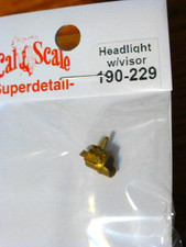 Cal-scale 229 Steam Loco Headlight Brass Casting -- Sunbeam Wvisor