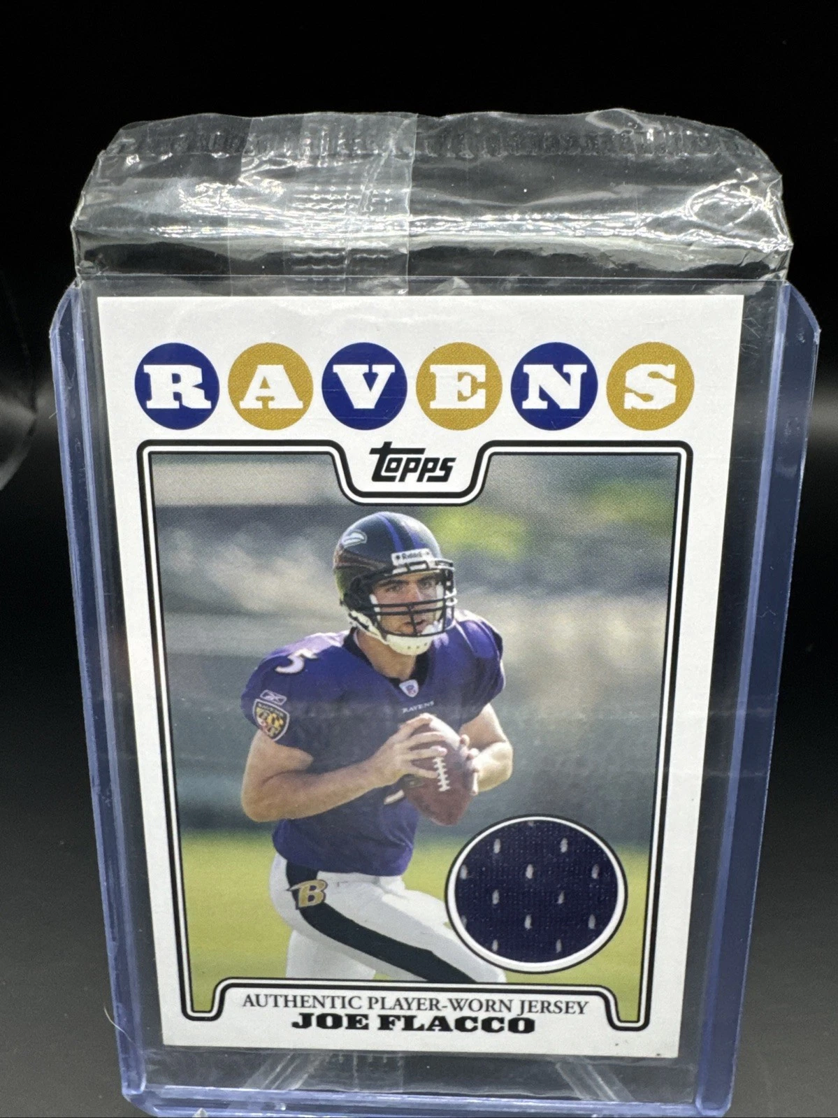 Joe Flacco Topps Rookie Premiere Jersey Autographs #RPRJF Base