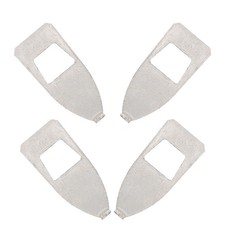 4 Pcs Bow Tip Replacement Parts Violin Grip Accessories Metal Repair Tips