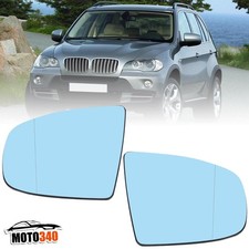 2x Spiegelglas F�r BMW X5 E70 X6 E71 2007-2013 beheizbar Blau Links Rechts