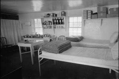Hospital,first aid station,health care facilities,beds,Berwyn,Maryland,MD,1936