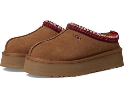 Women UGG Tazz II Platform Slipper 1174471 Chestnut Suede Upper 100%Original New