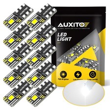 10x T10 Led Canbus Super White 194 168 W5w Car Wedge Side Light Dome Lamp Bulbs