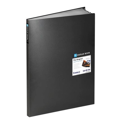 18x24 Heavy Duty Art Portfolio Binder with 30 Clear Sleeves - Protect & Display
