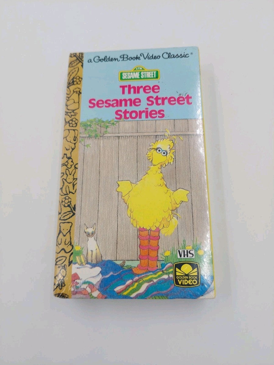 Sesame Street - 3 Sesame Street Stories (VHS, 1990) for sale