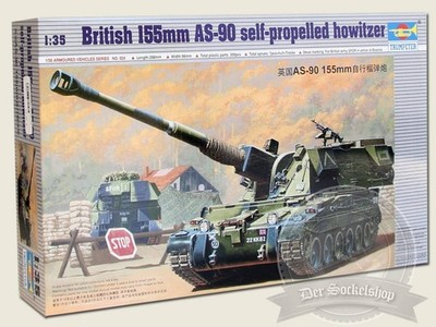 155mm AS-90 self-propelled howitzer / 1:35 - Trumpeter / 00324