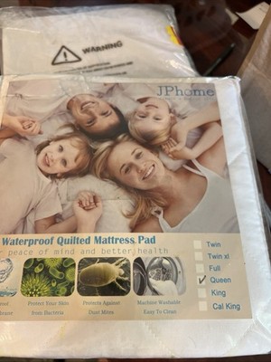 JPhome Premium, Quality Quilted, Comfortable Durable Soft Waterproof Mattress