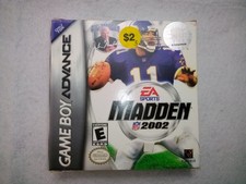 Madden 2002 - Game Boy Advance GBA - Genuine - Box Only
