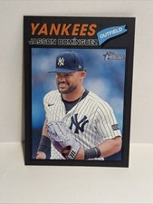 Jasson Dominguez 2026 Topps Heritage #104 Dark Gray Border New York Yankees
