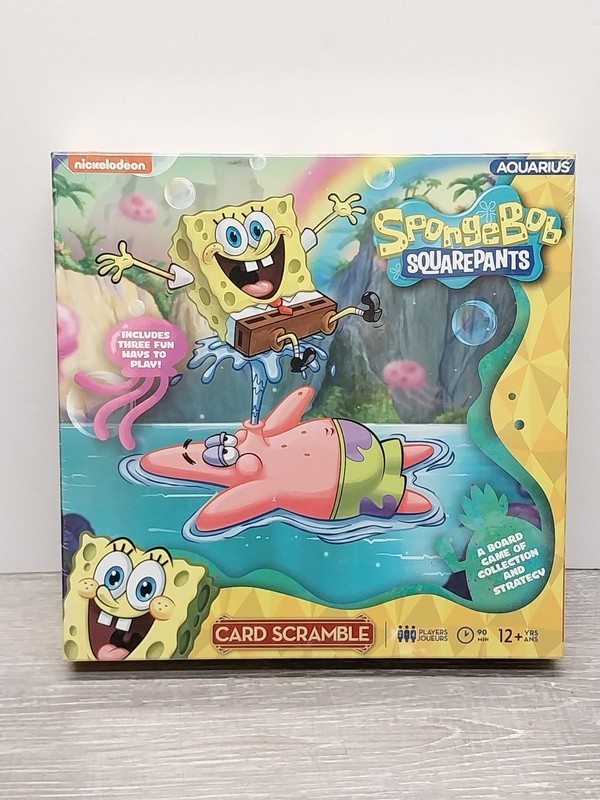 SpongeBob Card Scramble Board Game NEW Sealed Nickelodeon