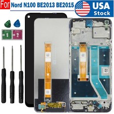 USA For OnePlus Nord N100 BE2013 BE2015 LCD Display Touch Screen Digitizer Frame