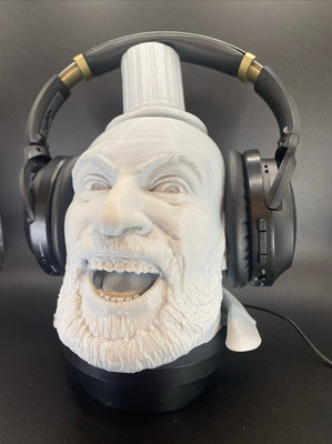 Captain Spaulding Headphone Stand -  Halloween Headset Holder - Gift for Him