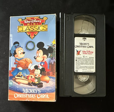 Walt Disney Mini Classics Mickey's Christmas Carol VHS Animation Family NTSC