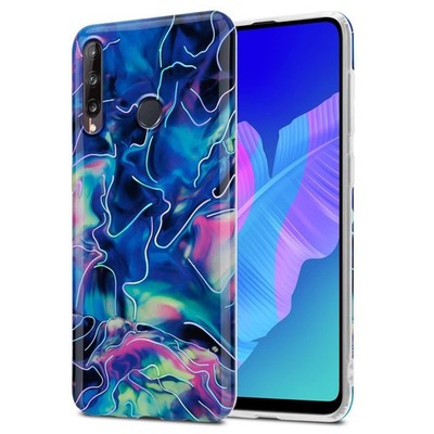 Case for Huawei P40 LITE E Protection Phone Cover TPU Silicone Mosaic