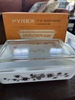 NIB Vintage Pyrex Golden Acorn Casserole - 575B - 2 Quart with ORIGINAL lid