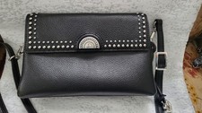 Brighton Pretty Tough Black Joy Mini Bag EUC- Read Description!
