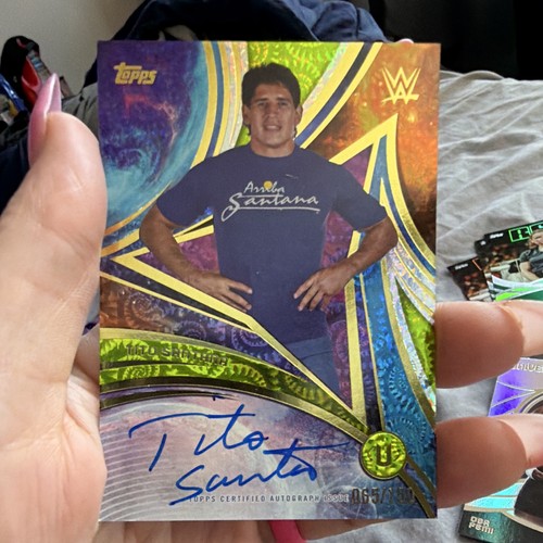 Topps 2026 Topps Universe WWE Tito Santana UA-TS Universe Autographs /150 Auto