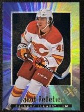 2023-24 SkyBox E-X 2000 #106 Jakob Pelletier Base Rookie Card RC Calgary Flames