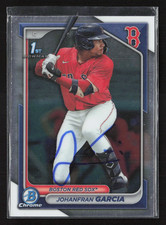 Johanfran Garcia Signed 2024 1st Bowman Chrome Card # BCP-49 Boston Red Sox 4