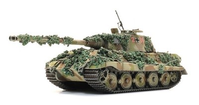Artitec 6870652 - 1/87 / H0 Wehrmacht Tiger II Zim dreifarbige Tarnung gefechtsk