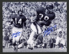 YA Tittle Hugh McElhenny SIGNED 11x14 Photo SF 49ers + HOF 70 71 PSA AUTOGRAPHED