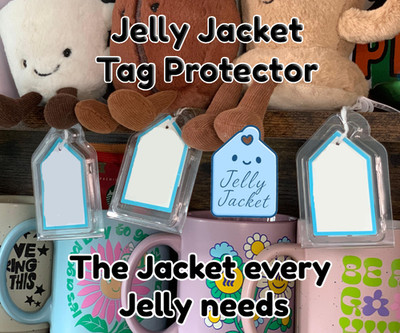 Jellycat Tag Protektoren Jelly Jacket umweltfreundlich recycelt rPET 24er Pack