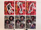 1997-1998 UD Basketball Stickers - LOT (6) - Campbell Stackhouse Strickland