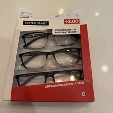 Design Optics 666 Classic Rectangle Reading Glasses 3-Pack 3.00