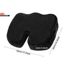 Bequemes atmungsaktives Sitzkissen, U-förmiges Design Wellenschwamm Massagekissen