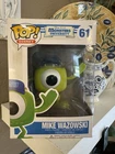 Funko Pop Collectible Figure Disney Pixar #61 Mike Wazowski Vinyl Animation Rare