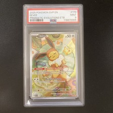 Pokemon Eevee #173 Prismatic Evolutions ETB 2025 Eng Psa 9 Mint Promo Fast Ship 