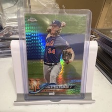 Topps Chrome Noah Syndergaard #99 New York Mets Parallel Baseball Card 2018