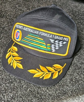 Vintage Australian Formula 1 Grand Prix Snapback Hat Fosters Beer Racing 80s 90s