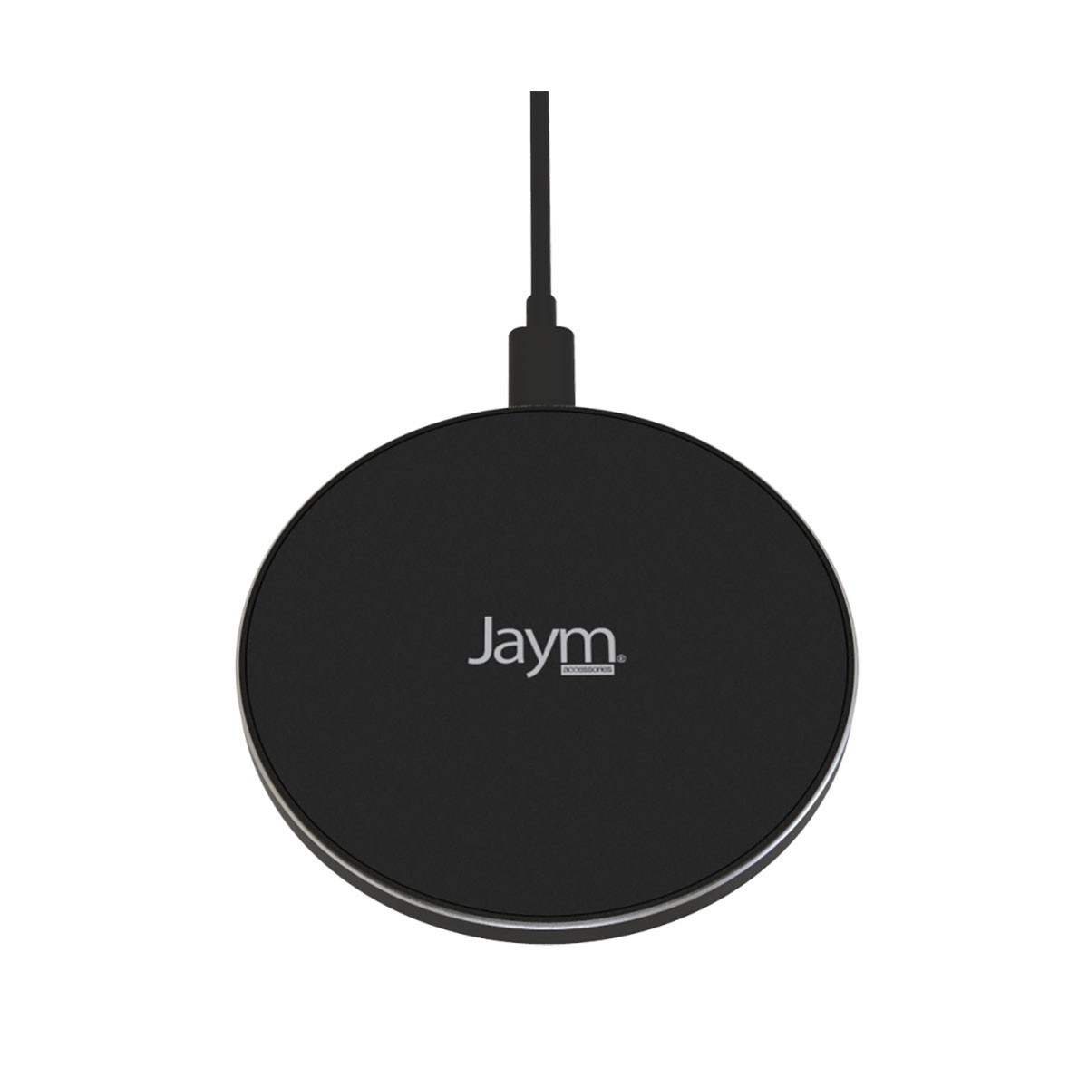 Chargeur sans fil induction 15W Jaym station de charge rapide Qi noire