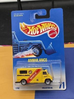 1992 HOT WHEELS  AMBULANCE #71