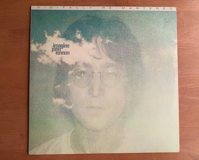 John Lennon Imagine Vinyl LP album Record Digitally Re-mastered  Poster Capitol
