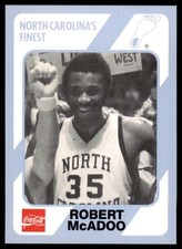 1989-90 Coca Cola Collegiate Collection Bob McAdoo Basketball Cards #115