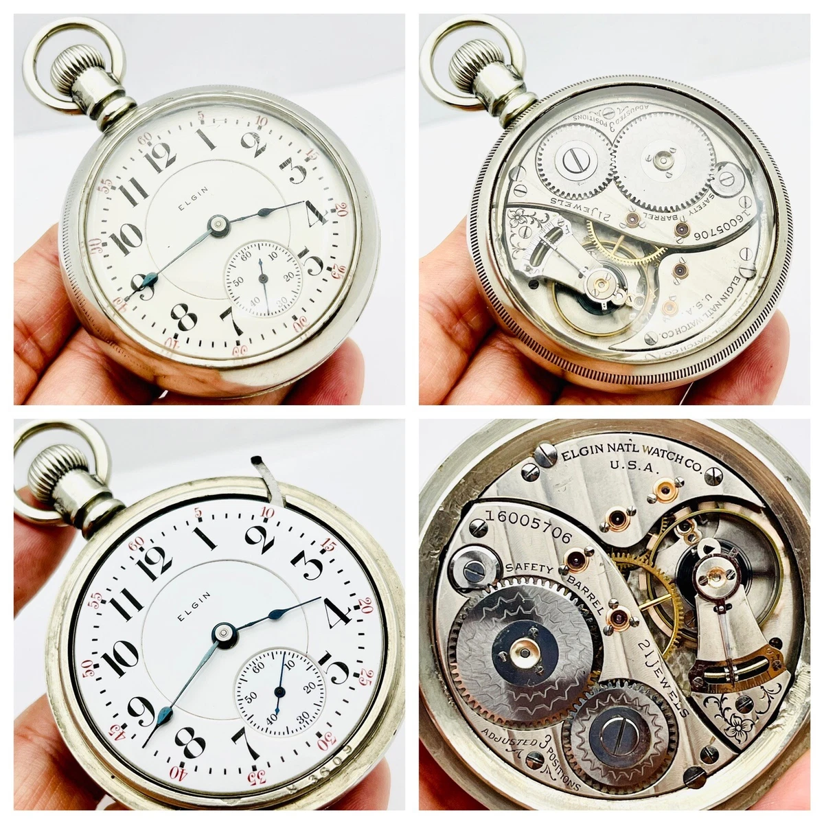 Elgin 18s pocket watch sale