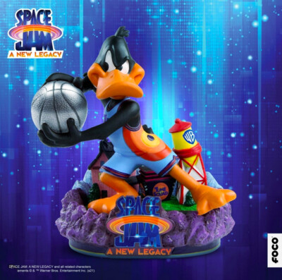 Daffy Duck Space Jam: A New Legacy Tune Squad Court Bobblehead NIB! Ltd Ed FOCO