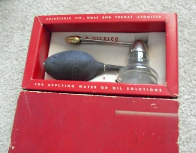 #ad Vintage 1930s DeVilbiss Atomizer No 15 in Box with Instructions $27.00