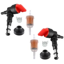 2 X Fuel Shut Off Valve Service Kit w/ Grommet Bushing Plastic Gas Tank 192980GS