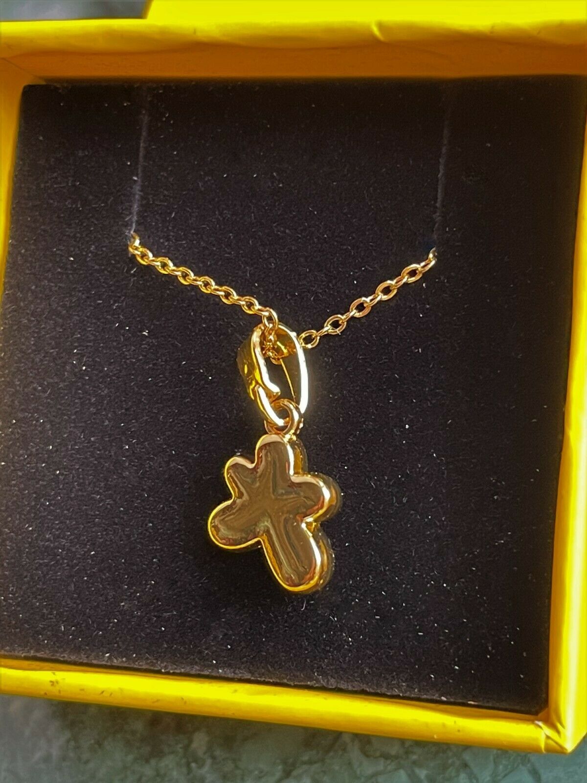 NEW GOLF WANG GREEN FLOWER GOLD NECKLACE GIFT | eBay