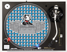 Felix the Cat DJ - 7"-12" DJ slipmat slip mat LP turntable record player
