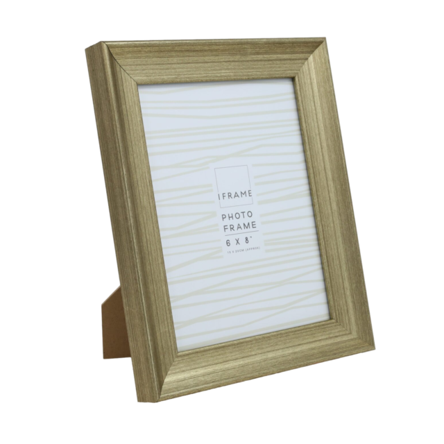 6x8 Picture Frame Photo Display Brushed Gold Photograph Display Home Decoration