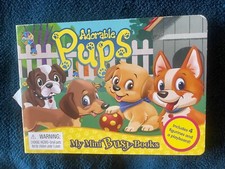 ADORABLE PUPS. MY MINI BUSY BOOKS. BOARDED. 2018. 18 BY 13CM