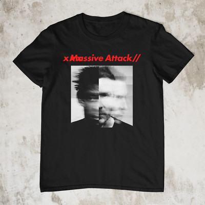 NEW Massive Attack 2025 Tour Concert Black All Size T-Shirt AE408