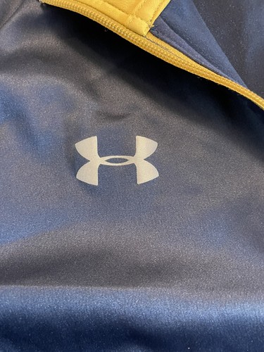 Notre Dame Fighting Irish Under Armour Storm Jacket Mens Small Navy Gold New - Picture 7 of 10