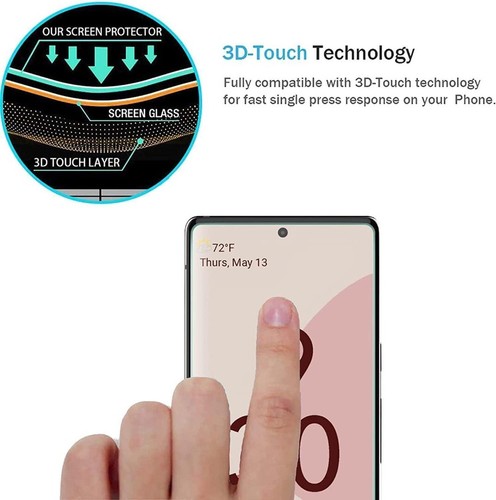 Gorilla Trempé Verre Écran Protecteur Film Pour Google Pixel 8A 8 Pro 7A 6 Pro - Photo 5 sur 12